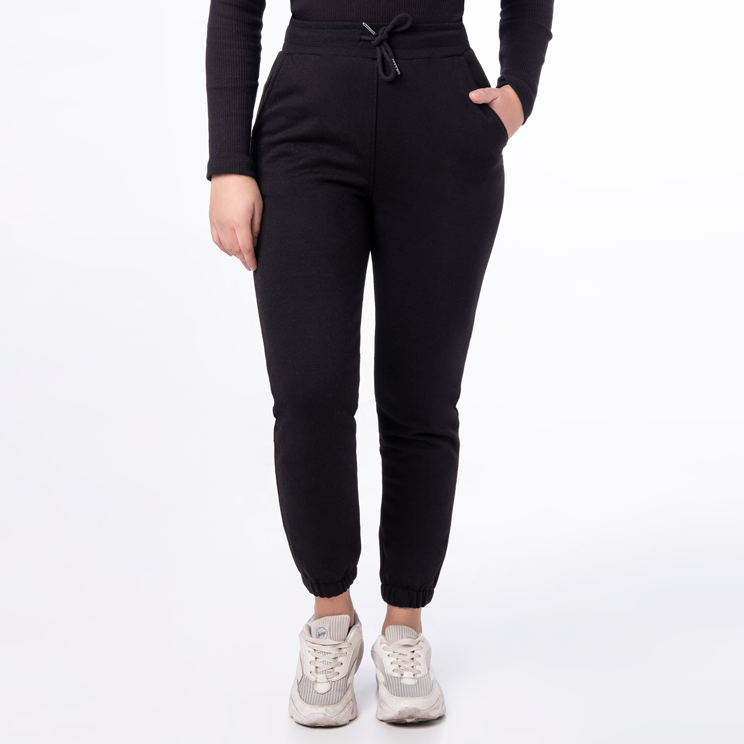 Pantalon Jogger Franela Soniah Negro Fits